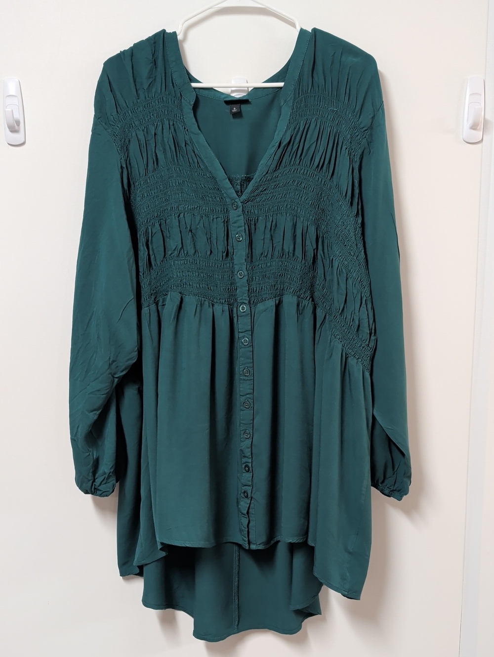 Torrid Smocked Detailing Tunic Top Size 5 (5XL / 30-32)